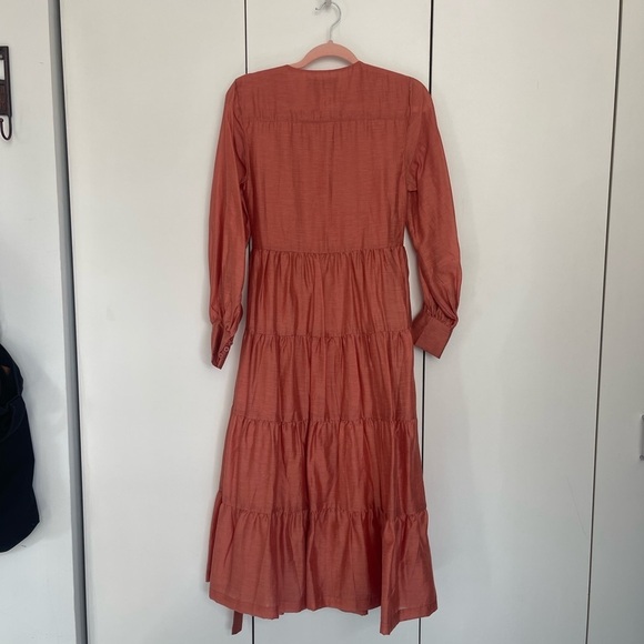 Anthropologie Agosta Tiered Maxi Dress NWOT Size XS - Picture 9 of 10
